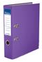 Lever arch file, 75 mm, A4, PP/cardboard, with metal shoe, VICTORIA OFFICE, purple